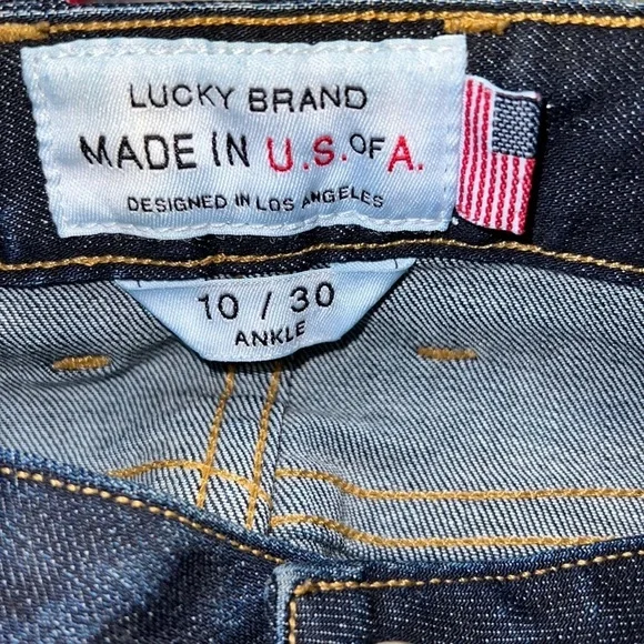 Lucky Brand White Oak Lolita Low Rise Boot Cut Jean Sz.10 - Picture 10 of 15